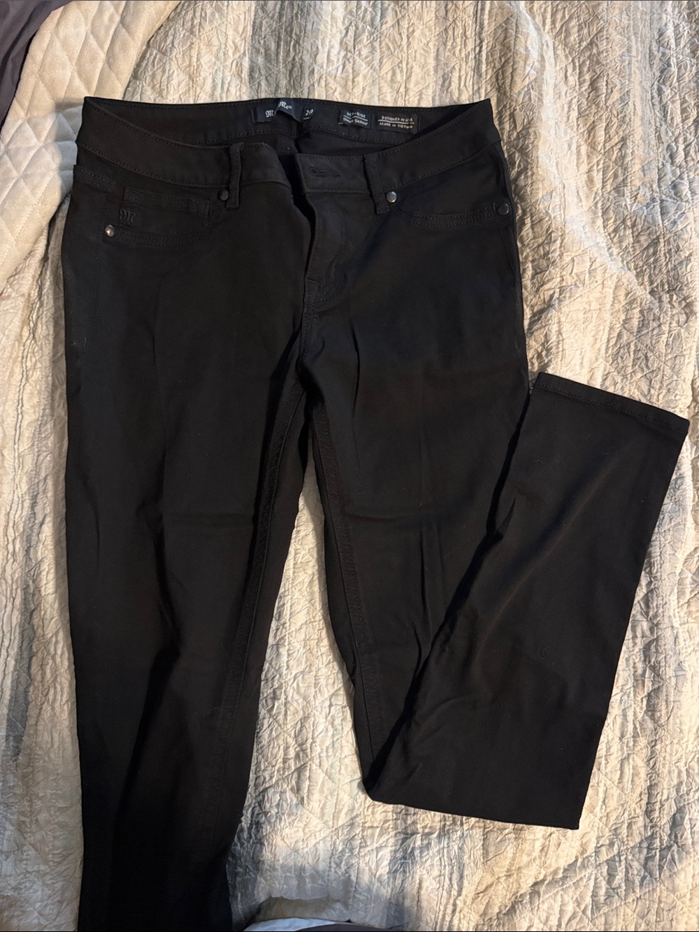 Miss Me Black Skinny Stretch Pants
